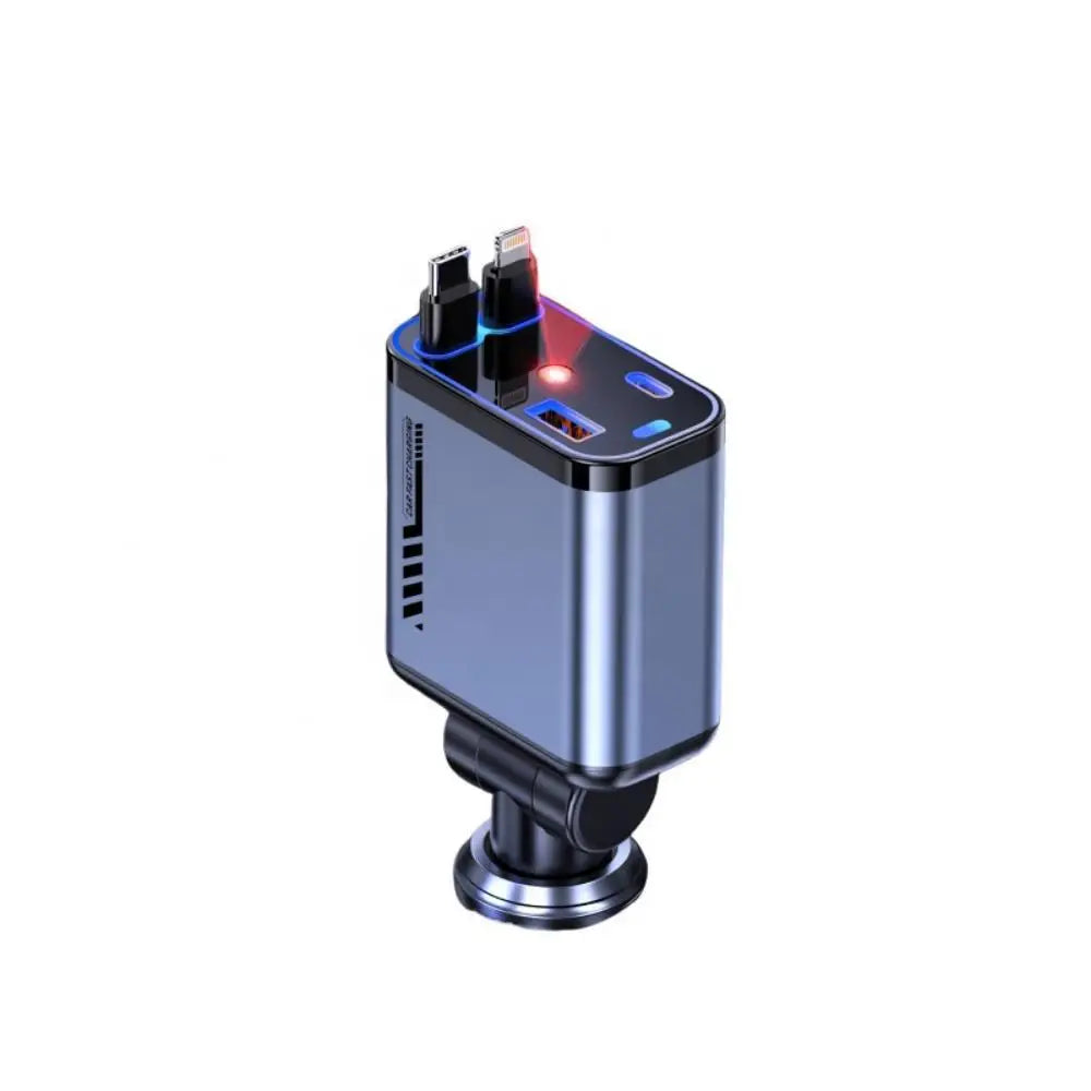 5 in 1 Starlight Retractable Car Charger