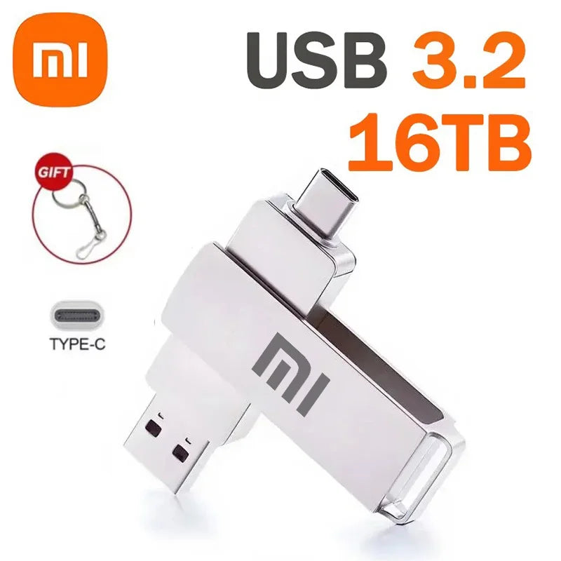 16TB OTG USB 3.2 Flash Drive