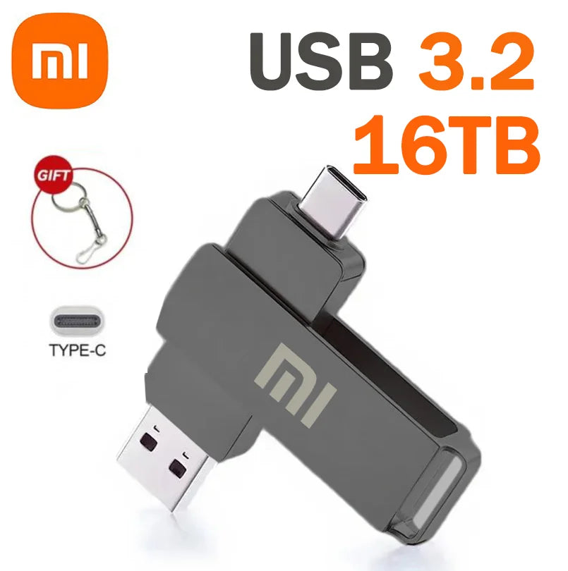 16TB OTG USB 3.2 Flash Drive