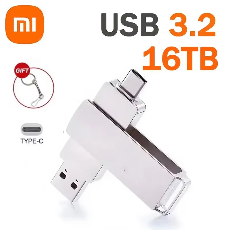 16TB OTG USB 3.2 Flash Drive