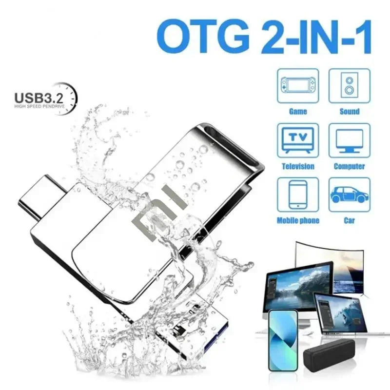 16TB OTG USB 3.2 Flash Drive